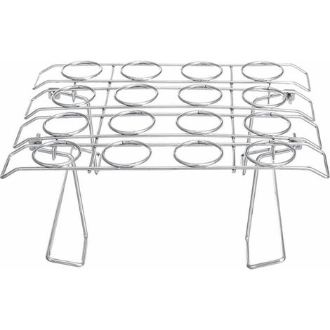 16 Hole Wrought Iron Ice Cream Cone Placement Rack (1/5)