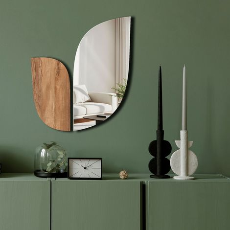 Espejo decorativo, espejo de pared, accesorio para el hogar. (1/3)
