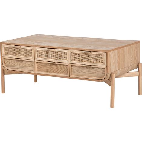 Brauner MDF-Mitteltisch 110 x 56 x 45 cm (1/5)