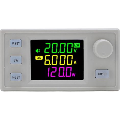 Adjustable voltage regulator, DC input 6.0-30V, DC output 0-36V, 120W constant current module (1/5)