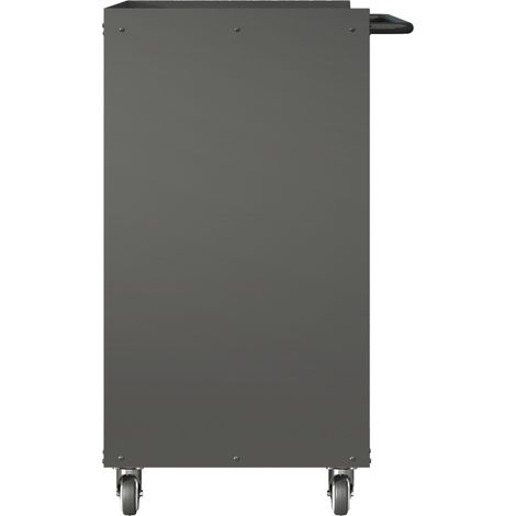 Carrello portautensili in metallo con 3 cassetti, 75 × 42 × 88 cm, nero/grigio, con ruote (1/5)