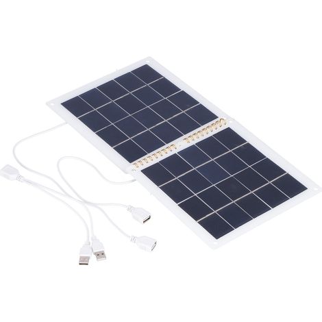 Wasserdichtes, faltbares, tragbares und robustes 2-in-1-Solarpanel mit hoher Effizienz für Outdoor-Reisen (1/5)