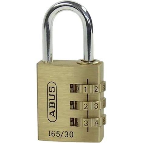 Abus Traveller Combi 165 Kombinationsschloss aus robustem Messing