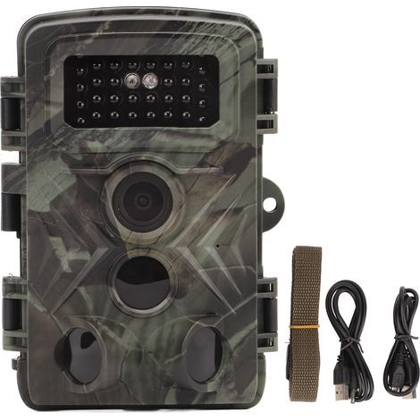 Caméra de chasse 36MP 1080P HD. IP66 étanche. infrarouge. temps de déclenchement 0.6s. surveillance faune extérieure