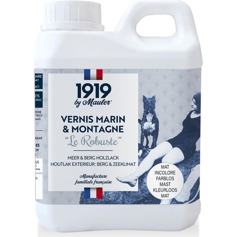 Vernis Bois Extérieur Antitache UV Le Robuste Brillant Incolore 2,5L (1/5)