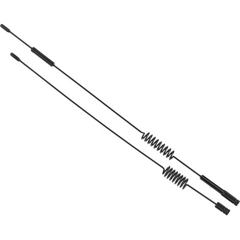 Antenne Simulation Métallique 2 Pièces pour TRX-4, Décoration Voiture RC Traxxas (1/5)