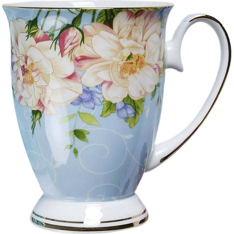 Gobelet de bain de bouche en céramique pour couple, maison ou famille, style européen. (1/5)