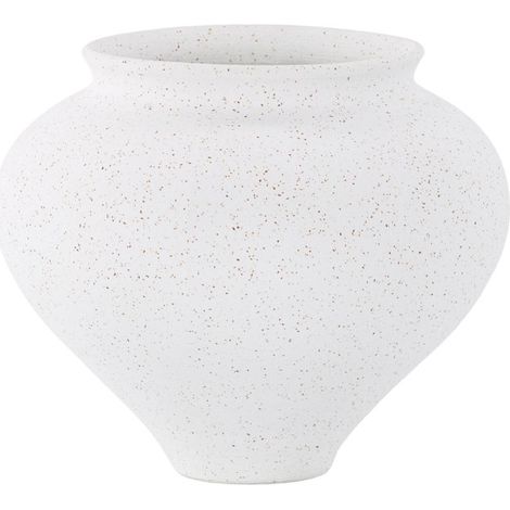 Vase Design "Rellis" 18cm Blanc (1/4)