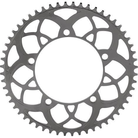 Plateau de vélo BOLANY 56T, réduction de charge, entraxe 130 BCD, dents positives et négatives, noir (1/5)