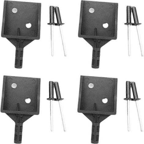 Kit de réparation de goupilles de séparation de compartiment à bagages de voiture LR092652 en 4 pièces, compatible avec les boucles de rideau de couvercle de coffre Range Rover Vogue L405 2013-2020. (1/5)