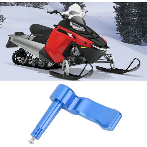 Levier de commande d'accélérateur en alliage d'aluminium compatible avec Polaris Scrambler (bleu) (1/5)