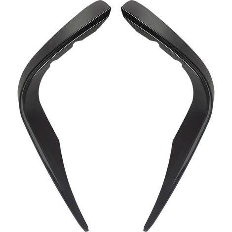 Lame de pare-chocs avant avec aileron et canard antibrouillard pour Mercedes-Benz Classe GLC X253 2016-2019 GLC260 300 GLC43 AMG Noir