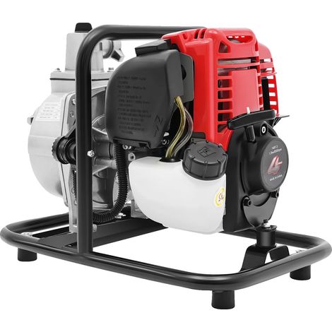 Bomba de agua de alta eficiencia, diseño portátil, color rojo. (1/2)