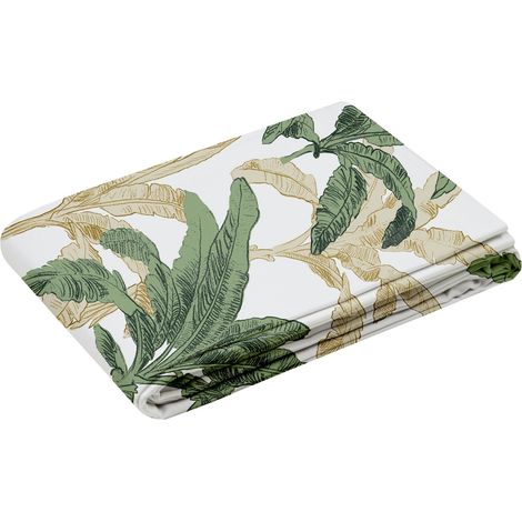 Housse de Couette Taille 260x240 cm Percale de Coton 100% Coton Vert Modèle Arama Linge de lit Lit Double 2 Personnes Exotique (1/5)