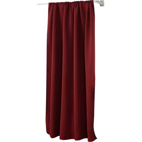 WOLTU 1 pièce Rideau occultant, pour Maison intérieure pour fenêtre et Porte Isolant Thermique, 135x245cm, Bordeaux VH5880bd