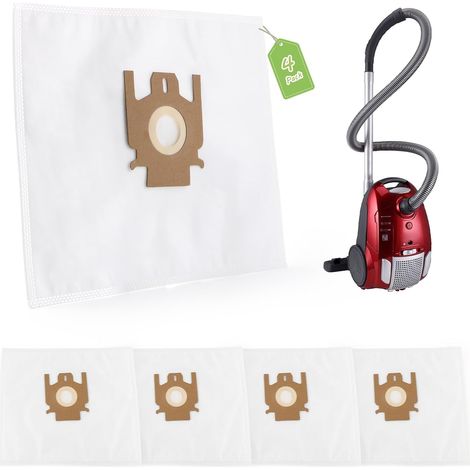 4 Pièces Sacs à Poussière pour Hoover Telios Plus TE70TE75 011 Sac filtre SELFCLEAN de Rechange Aspirateur Accessoires (1/5)