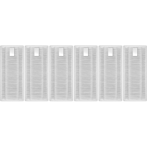 6 Pièces - Filtre HEPA - Accessoire Aspirateur Robot - Filtration 99,9% - Pour Lefant M310 - Blanc - 10x5cm (1/5)