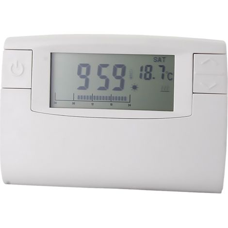 CRONOTERMOSTATO PROGRAMMABILE DIGITALE 6(2)A 230V max 1380 W - art.59219  - ELECTRALINE