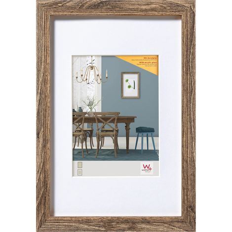 Cadres en Bois 50x60 Noyer, Verre Acrylique (1/5)