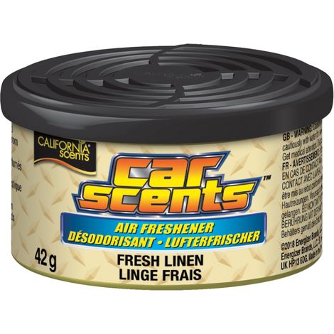 California Car Scents - Ambientador de Coche Olor Lino Fresco - Packaging Individual