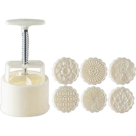 Moule à Mooncake Fleurs pour Décorations Pâtisserie et Bombe de Bain Cadeau Résistant (1/4)