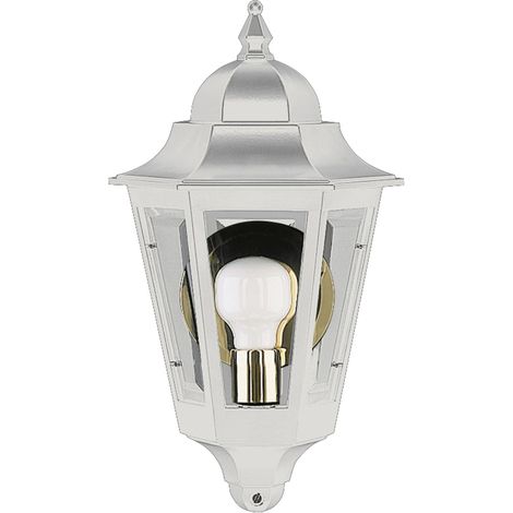 Applique classique ELITE 6 IP44 E14 42W Blanc (1/2)