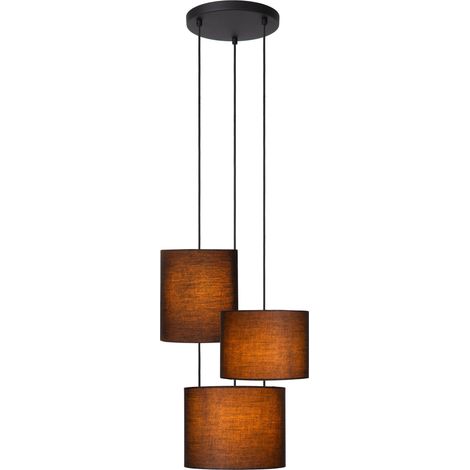 Lampe pendante à 3 lampes Maya Noir - 45409/13/30 (1/2)