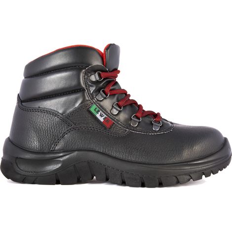 Scarpe alte antinfortunistiche Lewer 8040 S1P SRC-43 - Nero - 43