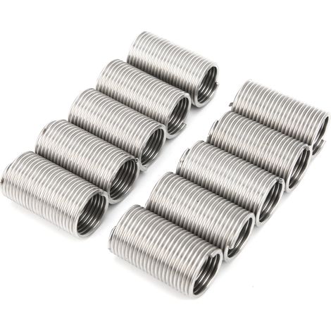10 Manchons de Réparation Filetés M18x2x3D pour Insert et Écrous, Kit d'Expansion Rapide