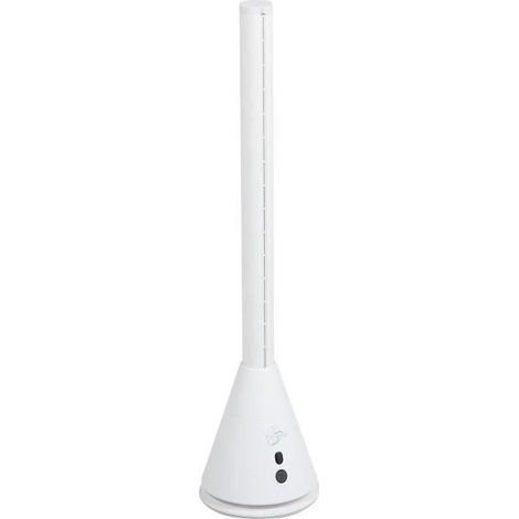 SILENT-AIR TUBE - Sehr leiser 26W-Standventilator ohne Rotor in Weiß