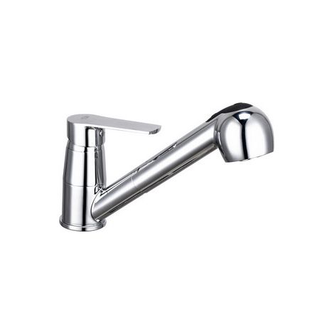 MISCELATORE MONOCOMANDO LAVELLO CON DOCCETTA ESTR. MARGOT- Cromo- DH- pezzi 1