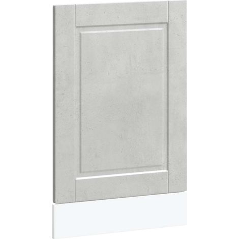 Maison Exclusive - Pannello Lavastoviglie Porto Grigio Cemento 45x1,5x57 cm