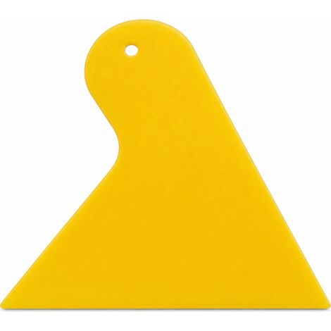 Raclette Triangle Plastique pour Film Auto et Stickers Jaune (1/5)