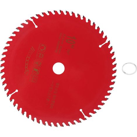 Lame de scie circulaire 60T acier allié 10x pour menuiserie, accessoire de coupe bois professionnel. (1/5)