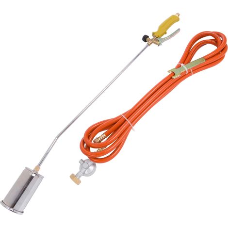 Désherbeur thermique gaz 1300 °C – Régulateur de pression 2.5 bar – Tuyau flexible 5 m pour élimination des mauvaises herbes – Toolland (1/5)