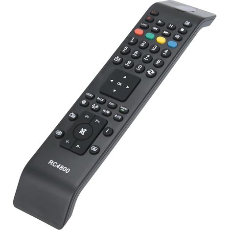Control remoto universal de repuesto RC4800, compatible con televisores FINLUX, VESTEL, FUNAI y JVC. (1/4)