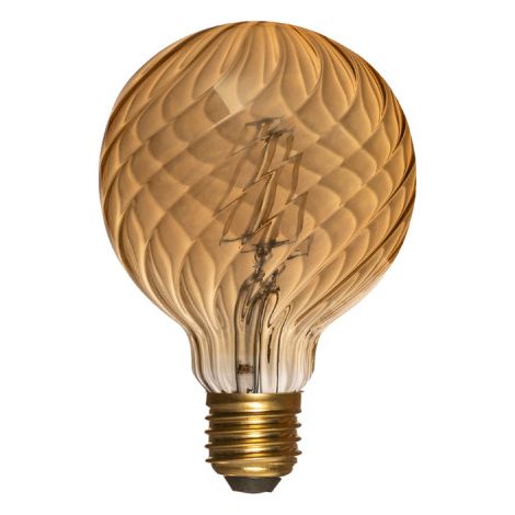 Ampoule LED globe effet quadrillé XXCELL - 7 W - 720 lumens - 2700 K - E27 (1/5)