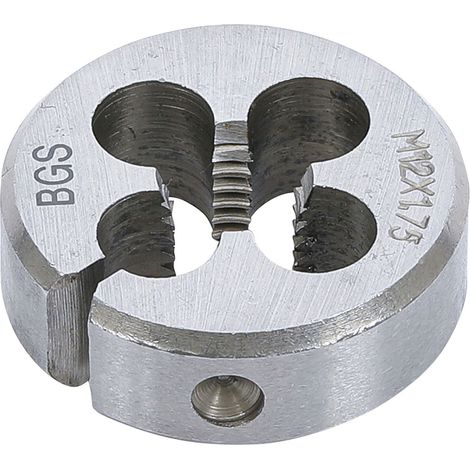 Filiere m12 x 1.75 x 38 metrique pas standard de 12 x 175 cage de 38.1 mm