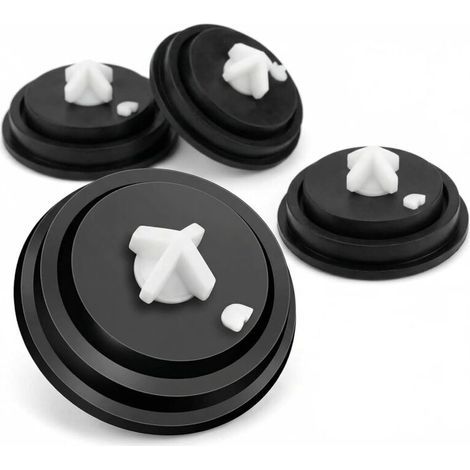 4PCS Joint Membrane pour Chasse d'Eau WC, Rondelle de Clapet Anti-Retour, Diamètre 27mm pour Robinet Flotteur Latéral ou Entrée Basse, Joints Universels de Remplacement pour Réparation de Toilette (1/5)
