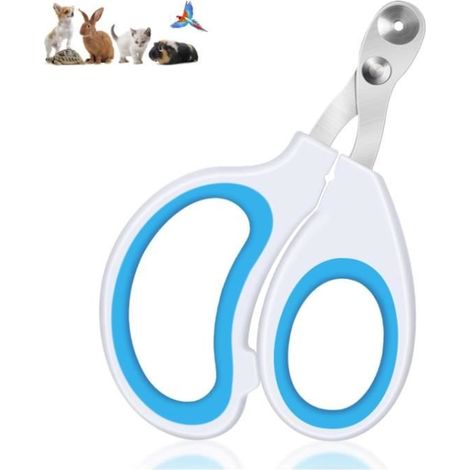 Coupe Griffes - Professionnel - Trous de Positionnement Sûrs - Pour Chats et Chiens - Blanc (1/4)
