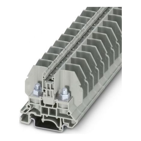 Bloc de jonction rail DIN sans fusible Phoenix Contact RBO 5, 6mm², Boulon, Gris ( Prix pour 1 )
