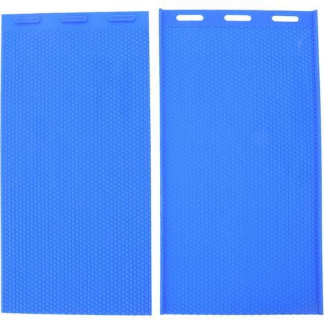 2 pièces Silicone feuille de cire d'abeille bricolage moule doux presse feuille moule outils cire d'abeille Embosser Machine pour l'apiculture (1/5)