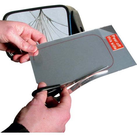 Kit de réparation de rétroviseur 125x200mm – Découpable à la taille – Collage facile – Compatible tous véhicules – Carpoint