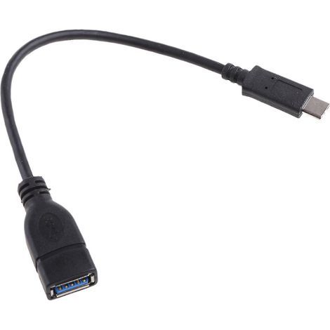 Ultrakurzes 20 cm USB-C-Kabel, USB-C-Stecker auf USB 3.0-Buchse, zum Laden und zur Datensynchronisierung. (1/4)