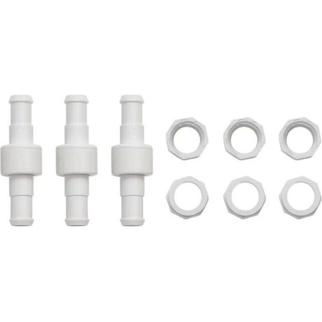 Ineasicer Pool Cleaner Tuyau Pivotant Roulement Billes D20 Remplacement pour Polaris 180 280 380 3900 Pool Cleaner Roulement Billes Pivotant D20 D15 Lot de 3 en Blanc (1/5)
