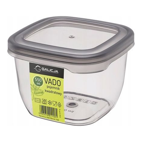 RECHTECKIGER LEBENSMITTELBEHÄLTER MIT DECKEL VADO 1,3L 1300 ml 1 Stück. (1/4)