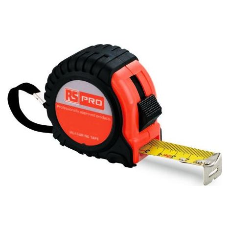 Mètre ruban RS PRO 3mx 16 mm Impérial, Métrique ( Prix pour 1 )