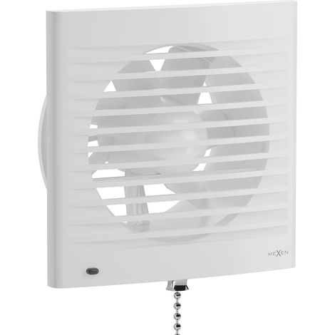 Mexen EXS 150 ventilador de baño, interruptor de cuerda, blanco - W9604-150K-00 (1/5)