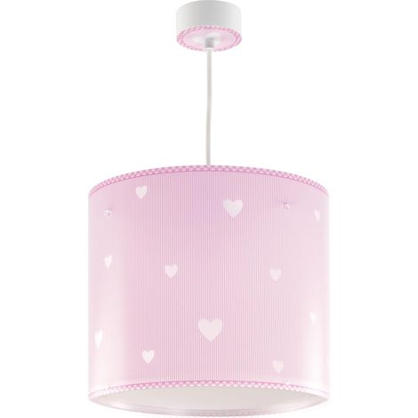 Lustre Chambre Lampe Suspension Plafonnier Pour Enfants, Sweat Dreams Pink, Cœurs Rose, 62012MS, E27 (1/5)