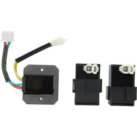 3 pièces/ensemble CDI Double allumage + régulateur redresseur adapté pour XL 600 V Transalp 1989-1996 (1/4)